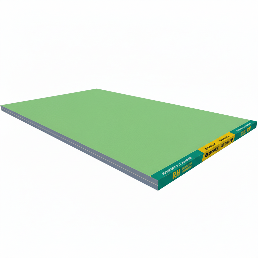 Placa de yeso verde