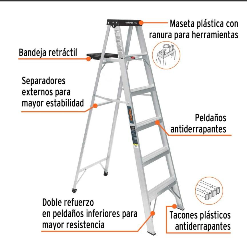Escalera tipo 3 tijera truper